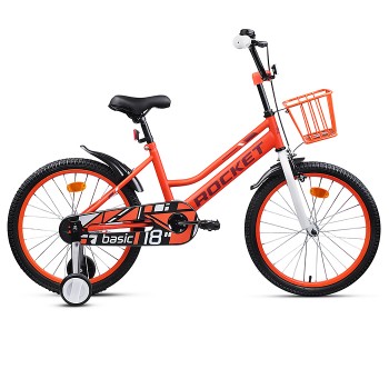 Велосипед 18" Rocket Basic, цвет коралловый