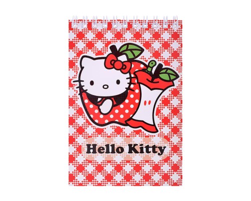 Блокнот 60л. Hello Kitty-2, формат А6, на гребне, целлюлозный картон