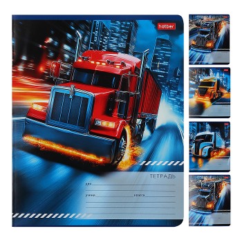 Тетрадь 18л. клетка "Super truck" А5ф, на скобе