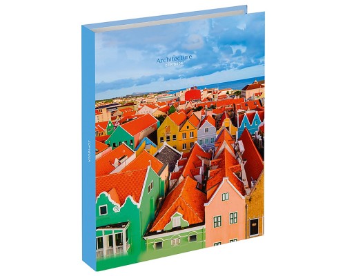 Тетрадь 120л. клетка "Яркая архитектура - 2"