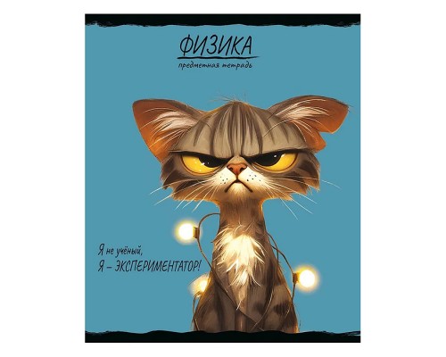 Тетрадь 48л. клетка, Физика "Про хвост"