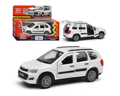 Машина металл LADA Kalina Cross 12 см, (откр. дв, багаж,) инерц., в коробке