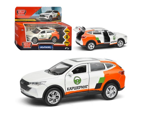 Машина металл Haval f7 12см, (дв, багаж, каршеринг, ) инерц., в коробке