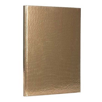 Бизнес-блокнот 80л. клетка, Metallic Золото, А4ф