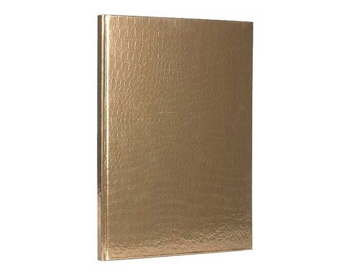 Бизнес-блокнот 80л. клетка, Metallic Золото, А4ф
