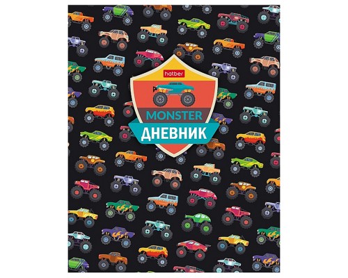 Дневник 1-4кл. 48л А5ф лайт, интегральный переплет, со справ. инф, глянц. ламин. "Внедорожники"