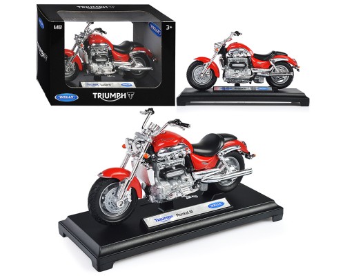 Мотоцикл 1:18 Triumph Rocket III, красный