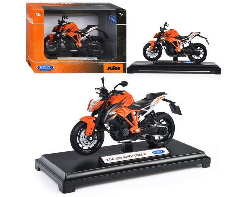 Мотоцикл 1:18 KTM 1290 SUPER DUKE R, оранжевый
