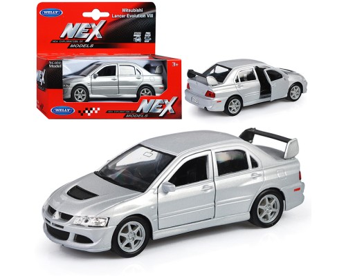Машинка 1:38 Mitsubishi Lancer EVO VIII, пруж. мех., цвет в асс.