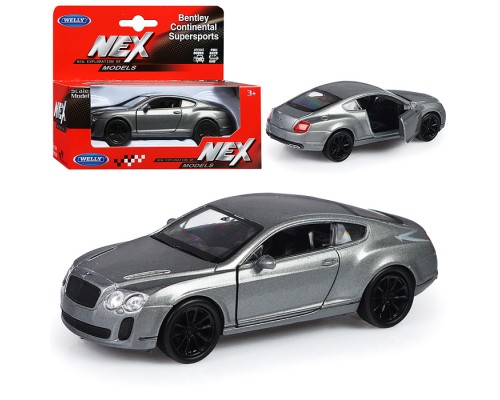 Машинка 1:38  Bentley Continental Supersports, пруж. мех., цвет в асс.