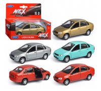 Машинка 1:38 LADA Kalina, пруж. мех., цвет в асс.