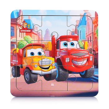 Игрушка деревянная пазл 15*15 см. терм. пакет