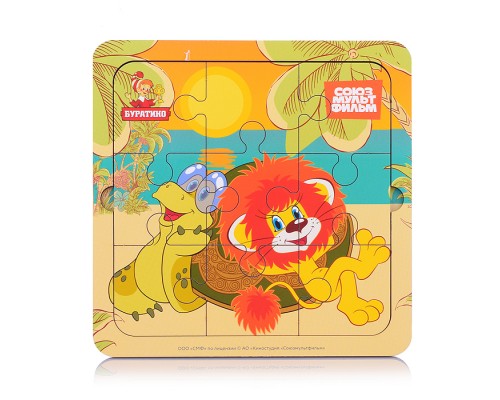 Игрушка деревянная пазл 15*15 см. Союзмультфильм