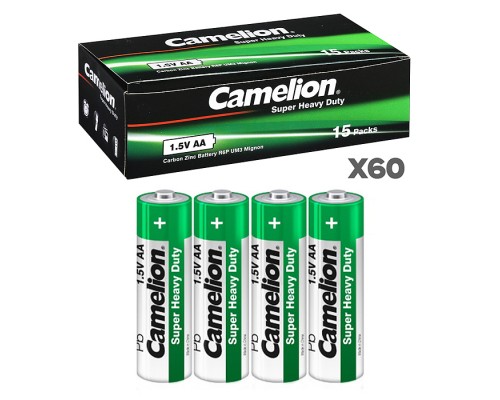 Батарейки солевые Camelion Super Heavy Duty R6P-SP4G R6 SR4 (60шт)