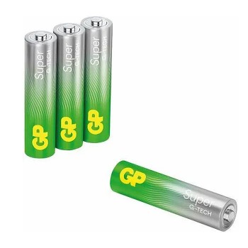 Элемент питания GP Super GP15AA21RA-2CRS4 G-TECH LR6 SR4 (4шт.)