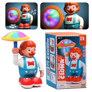 Интерактивная игрушка "Клоун" на батарейках, в коробке