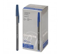 Ручка "OneWrite Grey" шариковая 1.0 мм, синяя