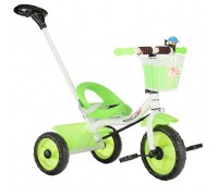 Велосипед 3-х колесный, бело-зеленый