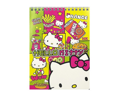 Блокнот 60 л., клетка "Hello Kitty" А5
