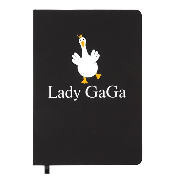 Записная книжка 160л. клетка "Lady GaGa" A5 (140 ммx205 мм)