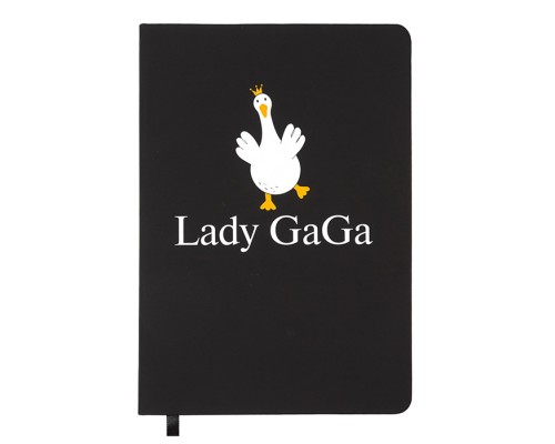 Записная книжка 160л. клетка "Lady GaGa" A5 (140 ммx205 мм)