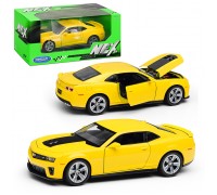 Машинка 1:24 Chevrolet Camaro ZL1, желтый