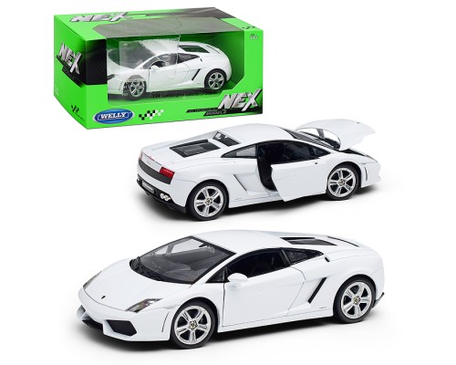 Машинка 1:24 Lamborghini Gallardo LP560-4, белый