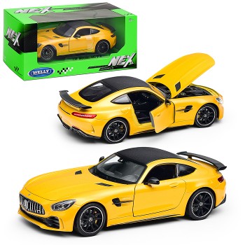 Машинка 1:24 Mercedes-Benz AMG GT R, желтый
