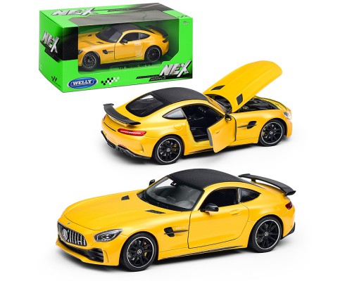 Машинка 1:24 Mercedes-Benz AMG GT R, желтый