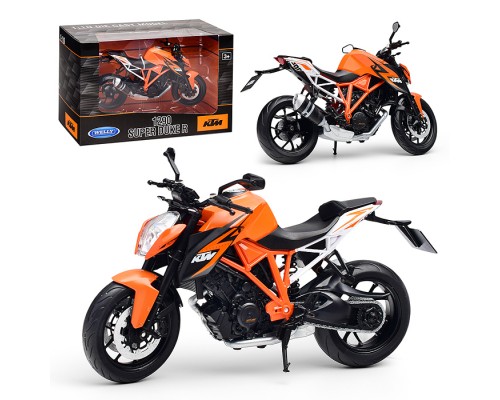 Мотоцикл 1:10 KTM 1290 Super Duke R, оранжевый