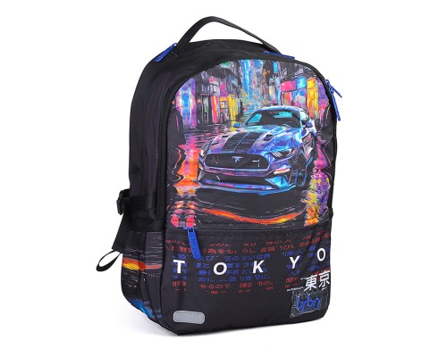 Рюкзак "Label. Tokyo Drift" подростковый 39x30x17 см (19 л) вес 750 г,
