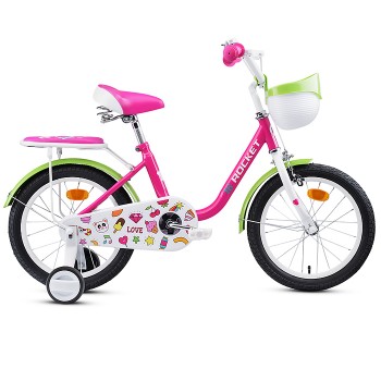 Велосипед 16" Rocket Bella, цвет розовый