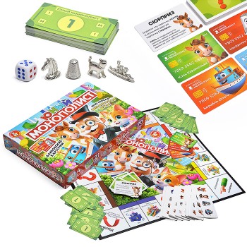 Игра настольная "Юный монополист"