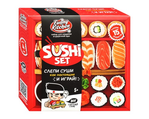 Набор "Slime Лаборатория" Funny Kitchen Sushi set