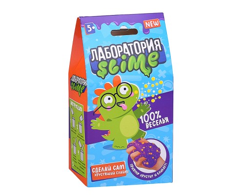 Игрушка для детей "Slime лаборатория" Сделай сам, Crunch slime