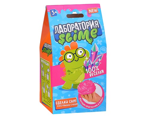 Игрушка для детей "Slime лаборатория" Сделай сам, Crystal  slime
