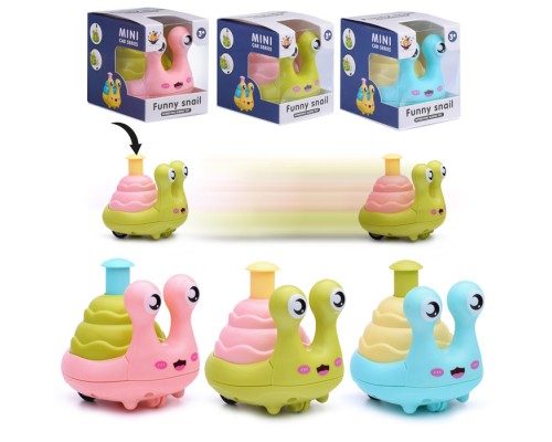 Интерактивная игрушка "Улитка-пучиглазик" в коробке