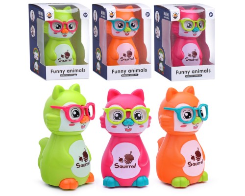 Интерактивная игрушка "Белка" в очках, в коробке