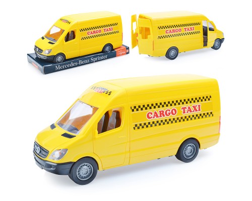 Автомобиль «Mercedes-Benz Sprinter» грузовой (жёлтый) на планшетке