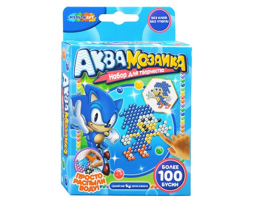 Аквамозаика "Соник" 100 бусин