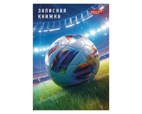 Записная книжка 48л. А7 "Футбольная тематика-1" перепл. 7БЦ, глянц. ламинация