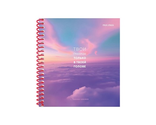 Записная книжка А6 80л. "Твои границы"