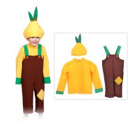 Костюм карнавальный "Лук Чипполино" текстиль дет. (рост 98-128)