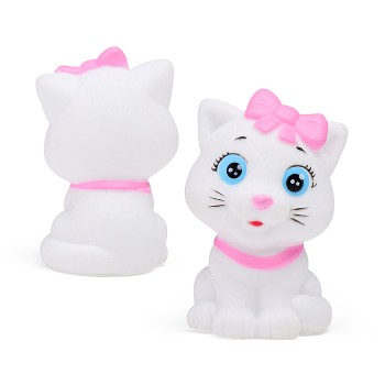 Игрушка пластизоль для ванны "Кошечка" в сетке