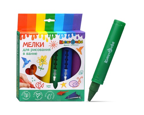 Мелки для рисования в ванной, в коробке