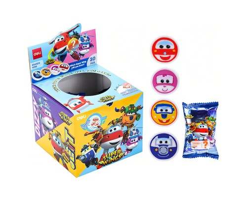 Ластик Super Wings 30х10мм ассорти