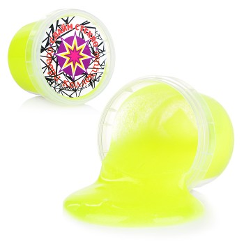 Стекло Party Slime, в банке 100 гр, желтый неон