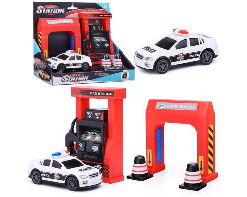 Игровой набор "Заправочная станция и автомойка" в коробке