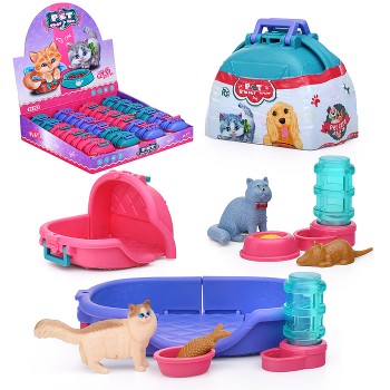Игра питомец "Кошечка Снежинка" в коробке