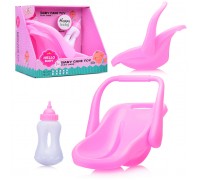 Аксессуары для куклы  "Автолюлька с бутылочкой" в коробке